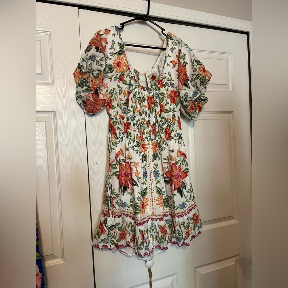 Farm Rio Bloom Garden Dress Floral